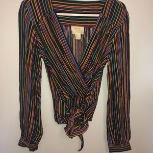 Maeve wrap shirt